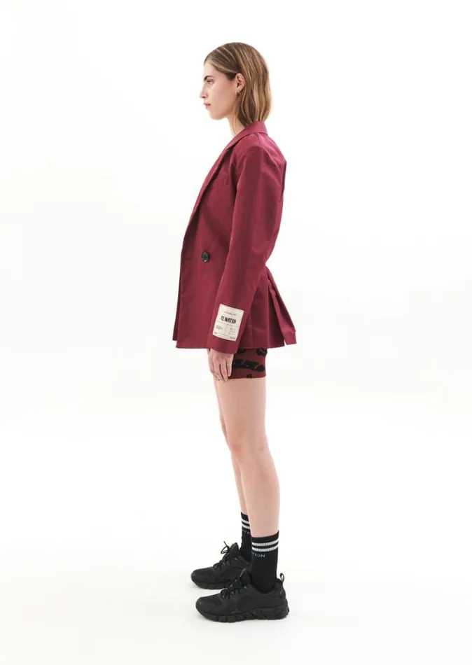 Shop RECONNECT BLAZER IN RUMBA RED PE Nation Jackets
