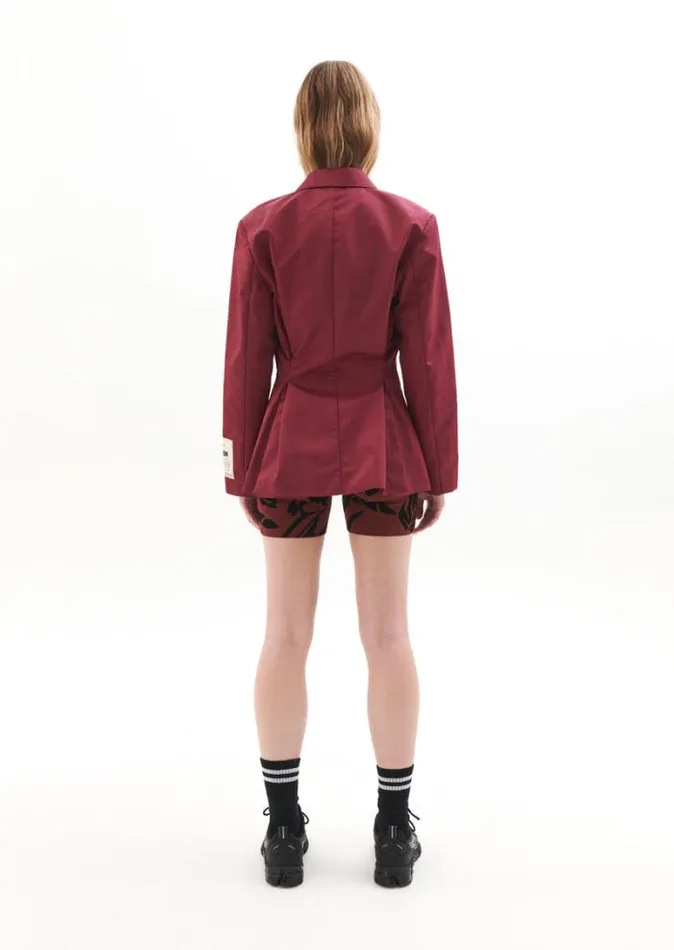 Shop RECONNECT BLAZER IN RUMBA RED PE Nation Jackets