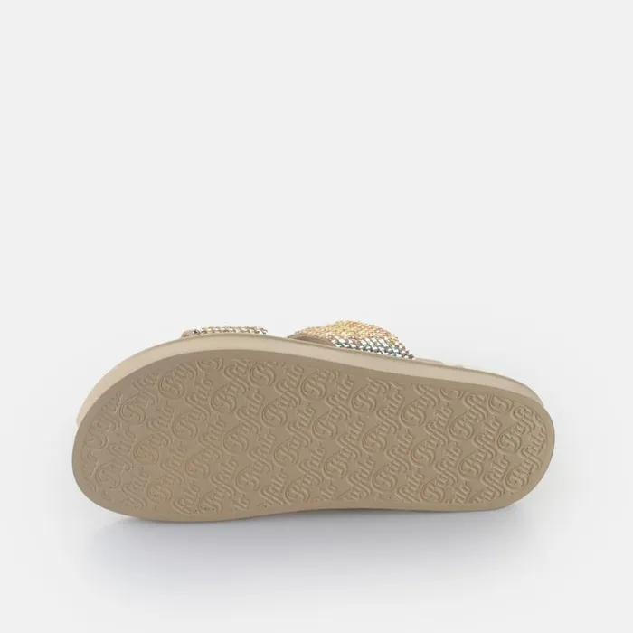 Shop Sandals and Slides BUFFALO Sol Tss Glam Cream