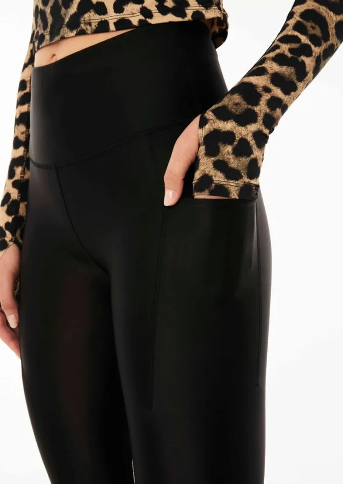 Shop SILVERSTONE FULL LENGTH LEGGING IN BLACK PE Nation Leggings