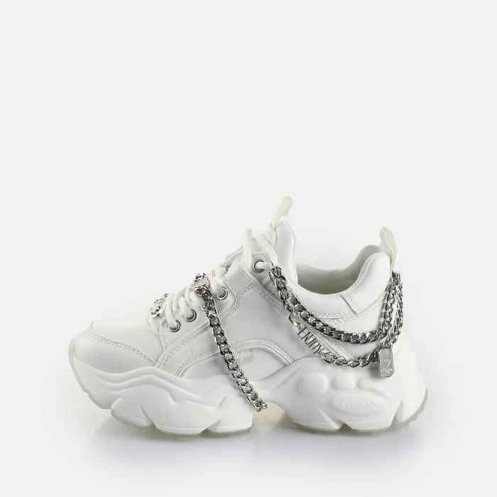 Shop Sneakers BUFFALO Binary Punk White