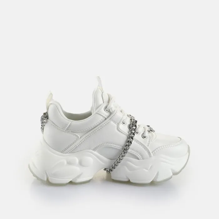 Shop Sneakers BUFFALO Binary Punk White