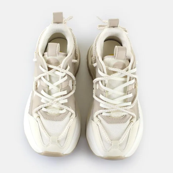 Shop Sneakers BUFFALO Triplet Lace Cream