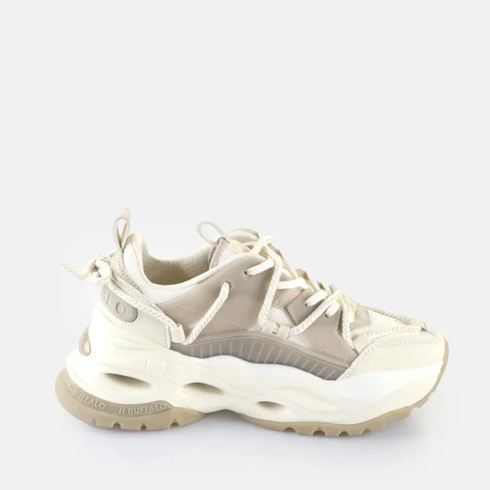Shop Sneakers BUFFALO Triplet Lace Cream
