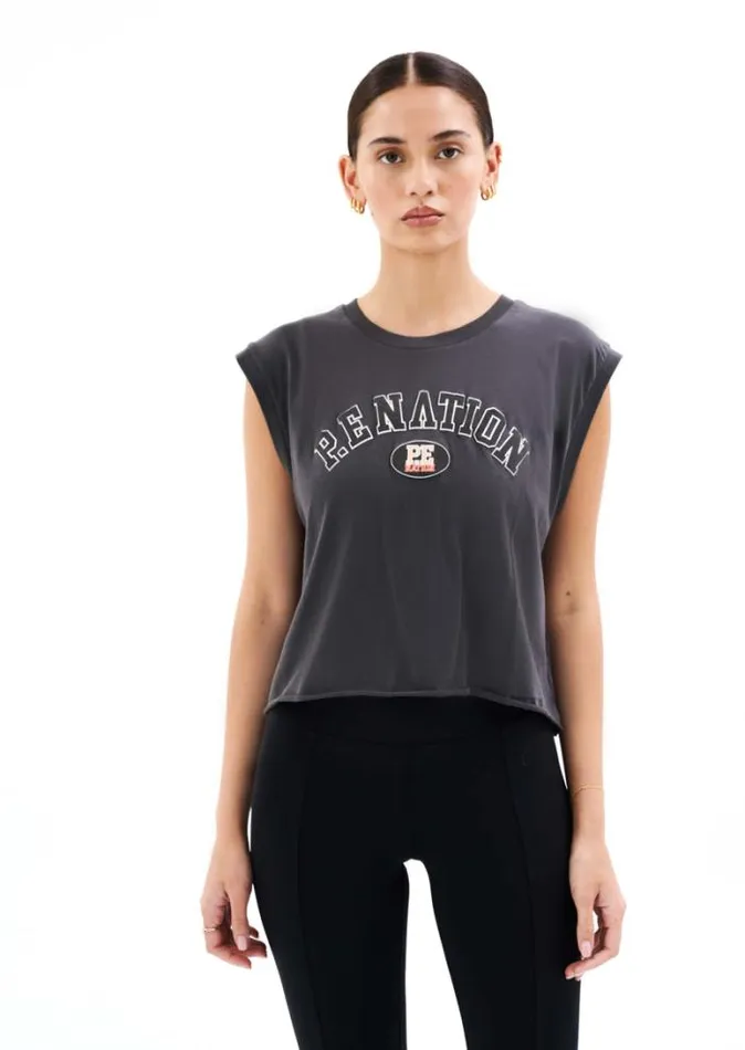 Shop SOLRAD TANK IN DARK SHADOW PE Nation Tees and Tanks
