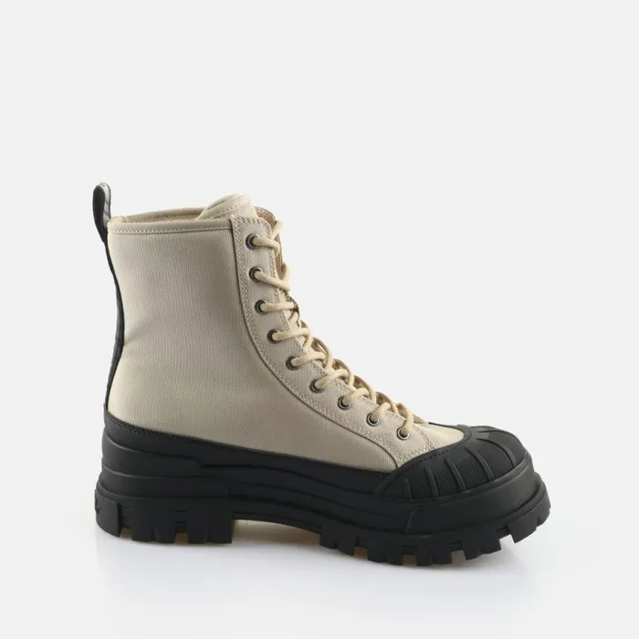 Shop Vegan Shoes BUFFALO Aspha Fox Lace HI BS Cream