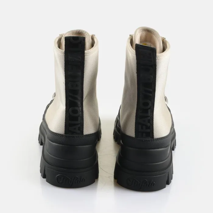 Shop Vegan Shoes BUFFALO Aspha Fox Lace HI BS Cream