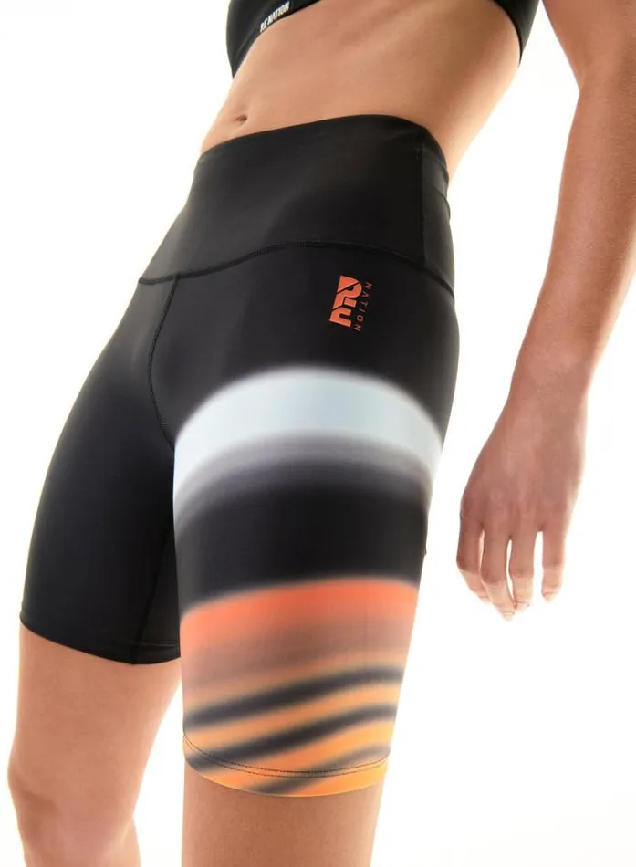 Shop WAVE FORM BIKE SHORT IN BLACK PE Nation Shorts