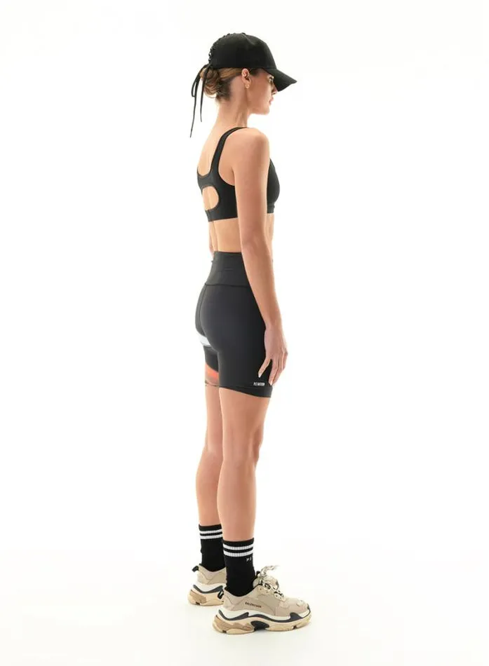 Shop WAVE FORM BIKE SHORT IN BLACK PE Nation Shorts
