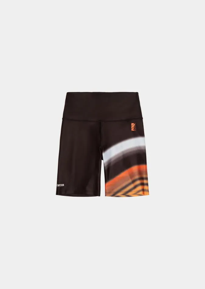 Shop WAVE FORM BIKE SHORT IN BLACK PE Nation Shorts