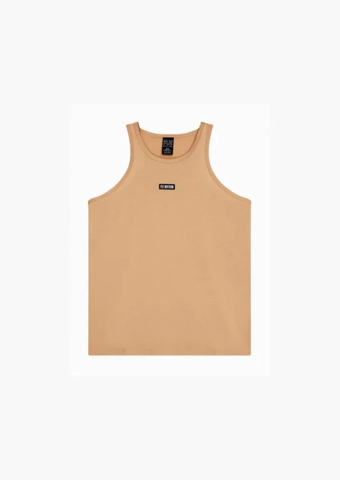 Shop WAYPOINT TANK IN SAND PE Nation Tees and Tanks