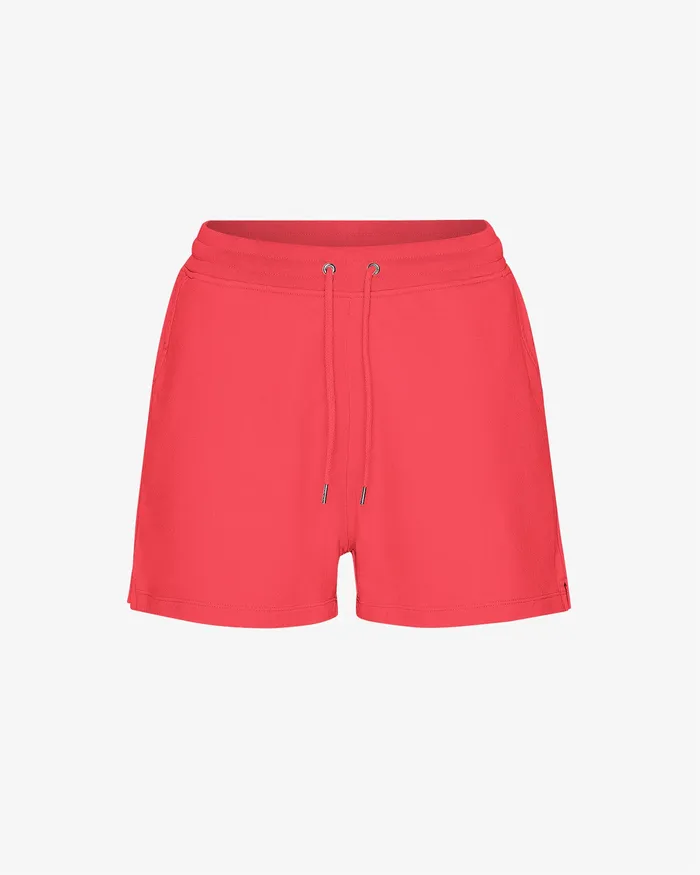 Shorts Women Colorfulstandard Women Organic Sweatshorts 8211 Red Tangerine