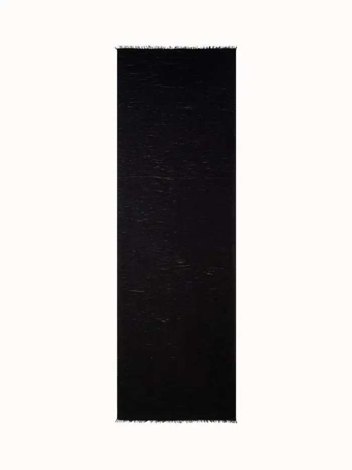 Silk Cashmere Scarf With Fine Sequins Black Women Akris Cashmere