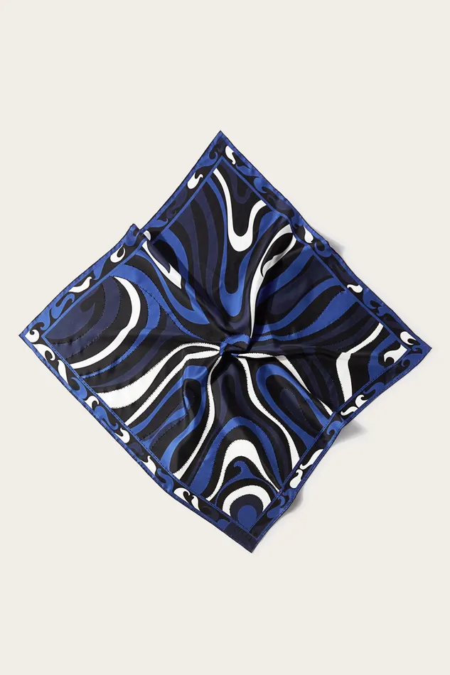 Silks Women PUCCI MarmoPrint Large SilkTwill Carr