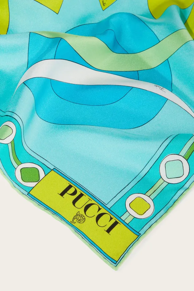 Silks Women PUCCI VivaraPrint Large SilkTwill Carr