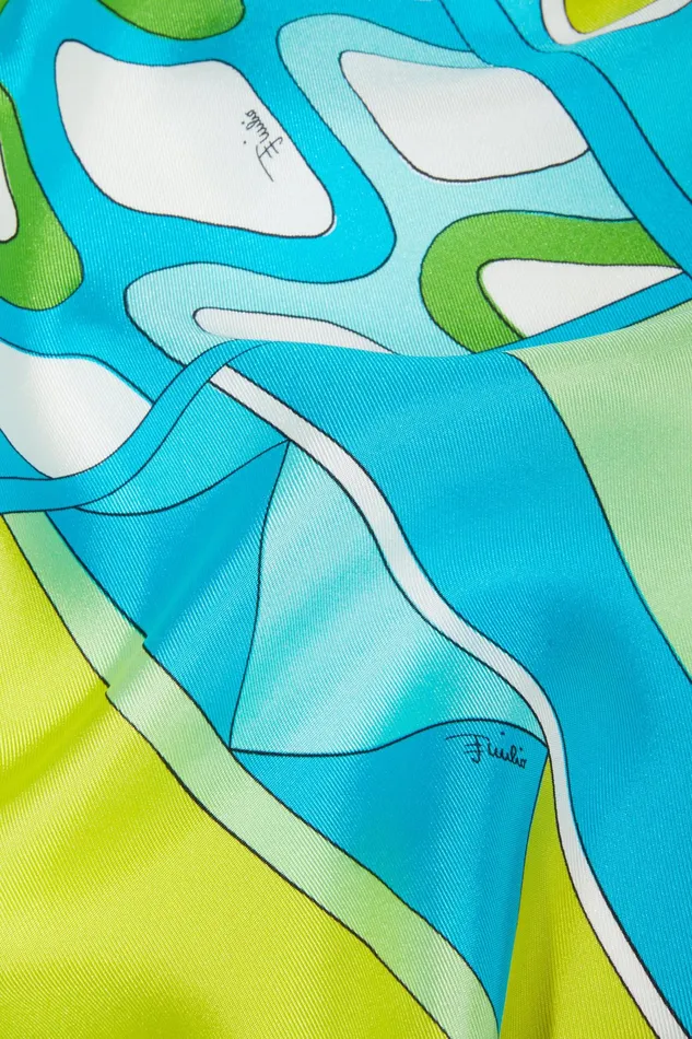 Silks Women PUCCI VivaraPrint Large SilkTwill Carr