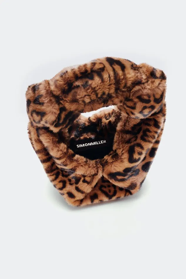Simon Miller Bags Cheetah Faux Fur Lopsy Bag In Cheetah Scramble 8211 Women
