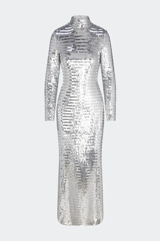 Simon Miller Dresses Sequin Sculpty Dress In Satellite Silver 8211 Women