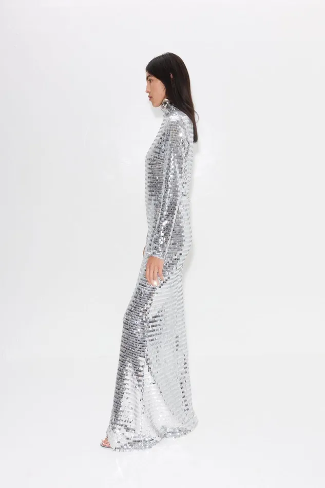 Simon Miller Dresses Sequin Sculpty Dress In Satellite Silver 8211 Women