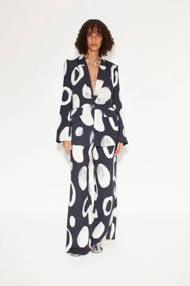Simon Miller Outerwear Lennox Crepe Jacket In Painted Dot 8211 Women