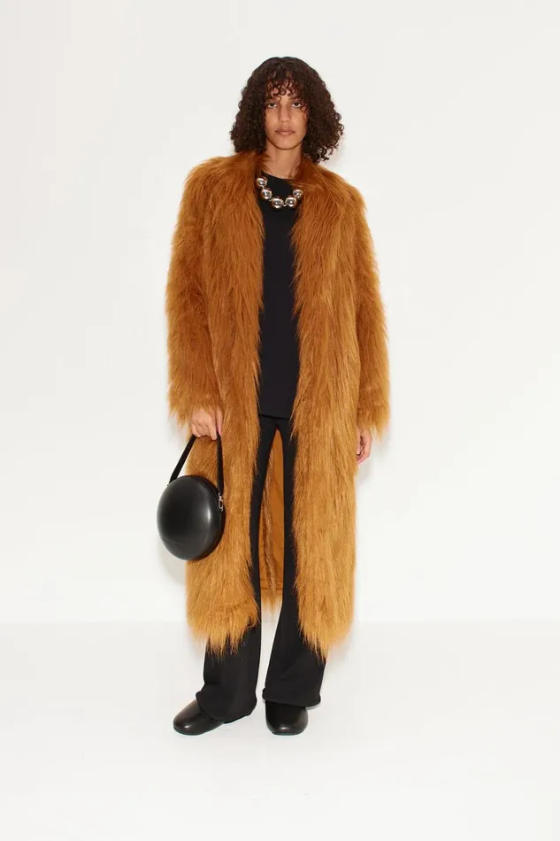 Simon Miller Outerwear Lett Shaggy Faux Fur Coat In Wheat 8211 Women Simon Miller Outerwear Lett Shaggy Faux Fur Coat In Wheat 8211 Women