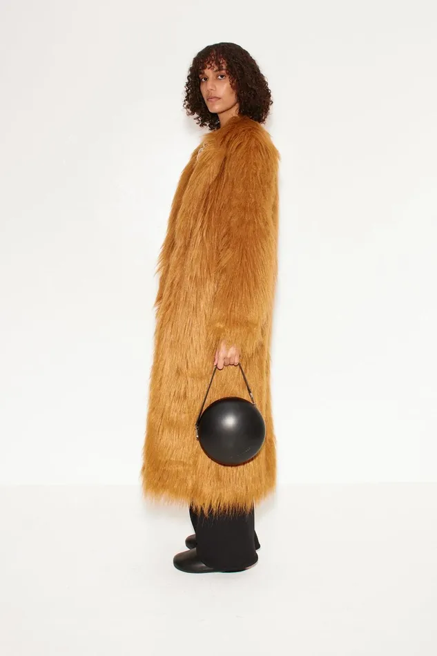 Simon Miller Outerwear Lett Shaggy Faux Fur Coat In Wheat 8211 Women Simon Miller Outerwear Lett Shaggy Faux Fur Coat In Wheat 8211 Women