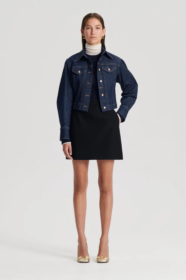 Skirts TAILORED MINI SKIRT BLACK 8211 Scanlan Theodore Women