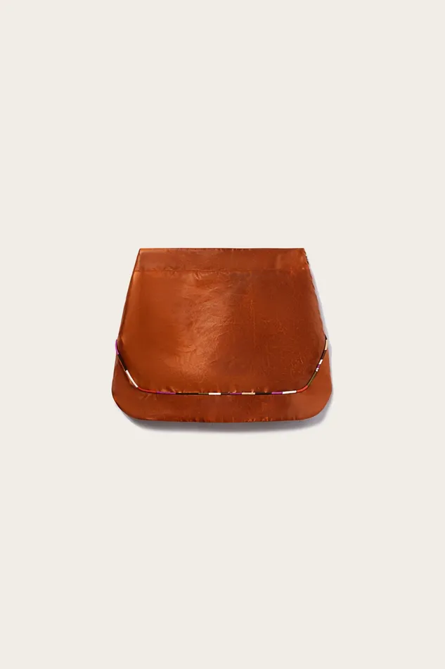 Skirts Women PUCCI LeatherEffect Mini Skirt