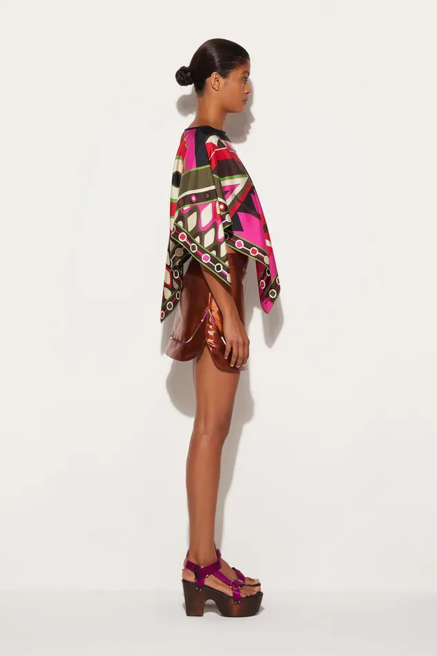 Skirts Women PUCCI LeatherEffect Mini Skirt