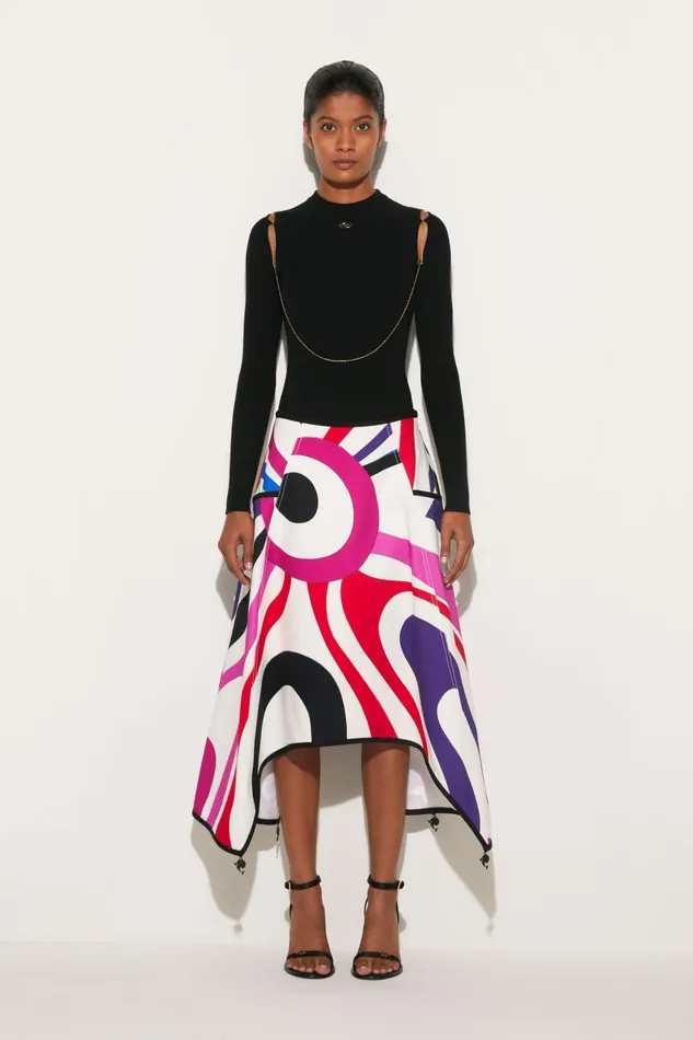 Skirts Women PUCCI MarmoPrint ALine Skirt
