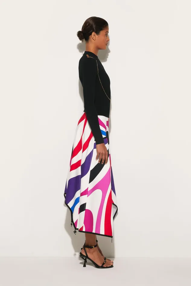 Skirts Women PUCCI MarmoPrint ALine Skirt