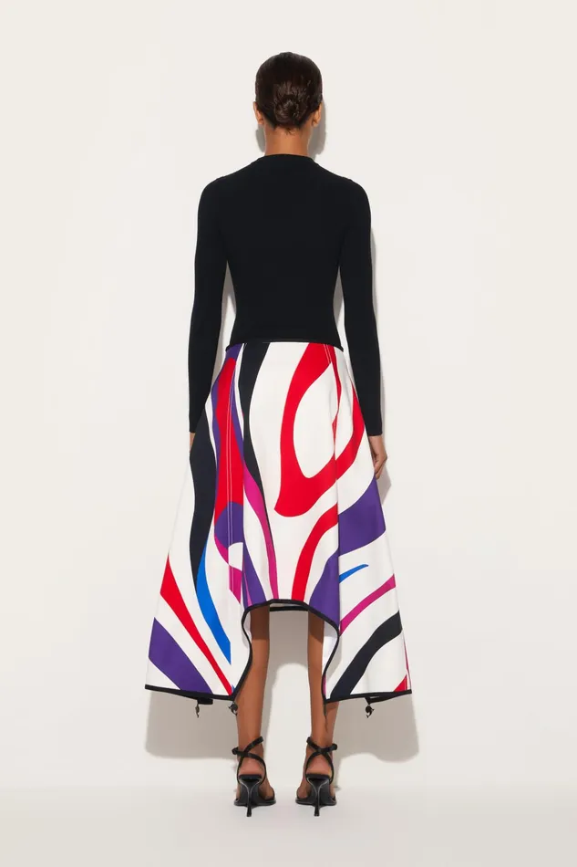 Skirts Women PUCCI MarmoPrint ALine Skirt