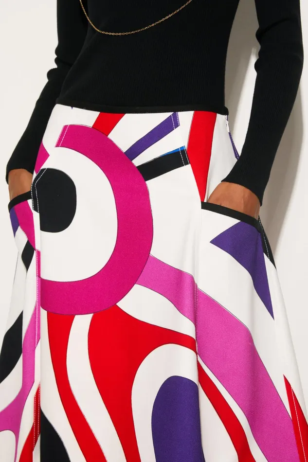 Skirts Women PUCCI MarmoPrint ALine Skirt