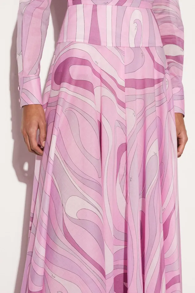 Skirts Women PUCCI MarmoPrint Cotton Skirt