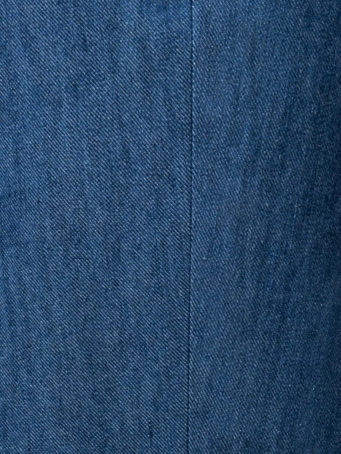 Slim Cotton Denim Stretch Pants With Ankle Length Denim Women Akris Pants