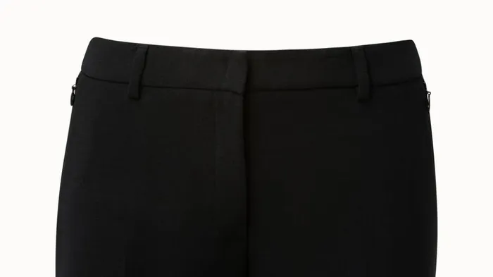 Slim Leg Wool Pants Black Women Akris Pants