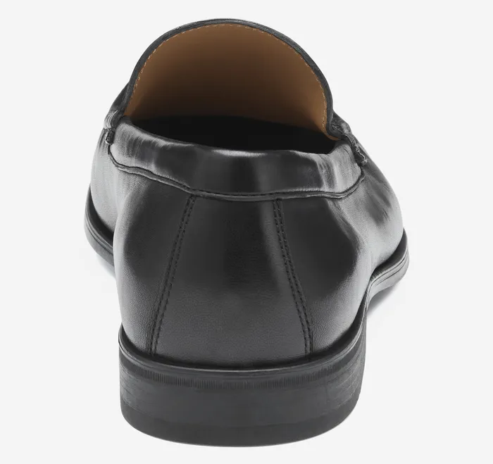SlipOns and Loafers Men Johnston and Murphy Harrison Venetian Loafer Black Glove Leather