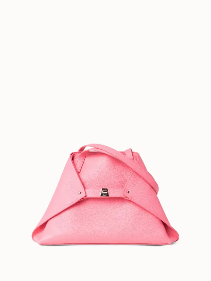 Small Ai Shoulder Bag In Calf Leather Blossom Women Akris Shoulder Bags