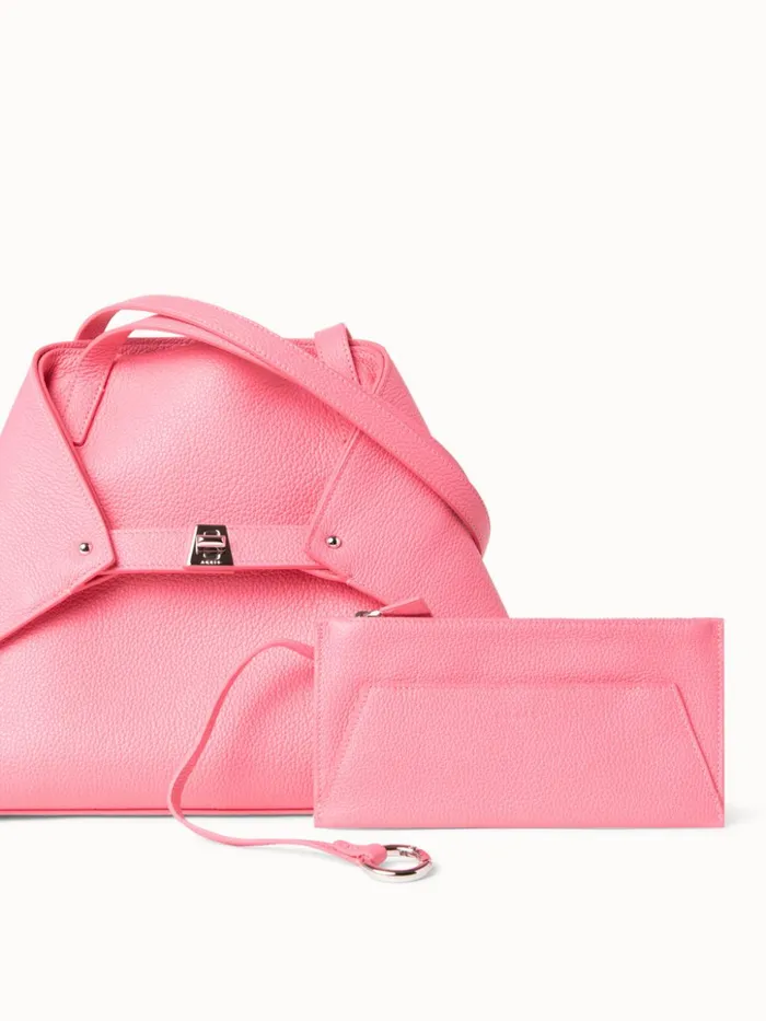 Small Ai Shoulder Bag In Calf Leather Blossom Women Akris Shoulder Bags