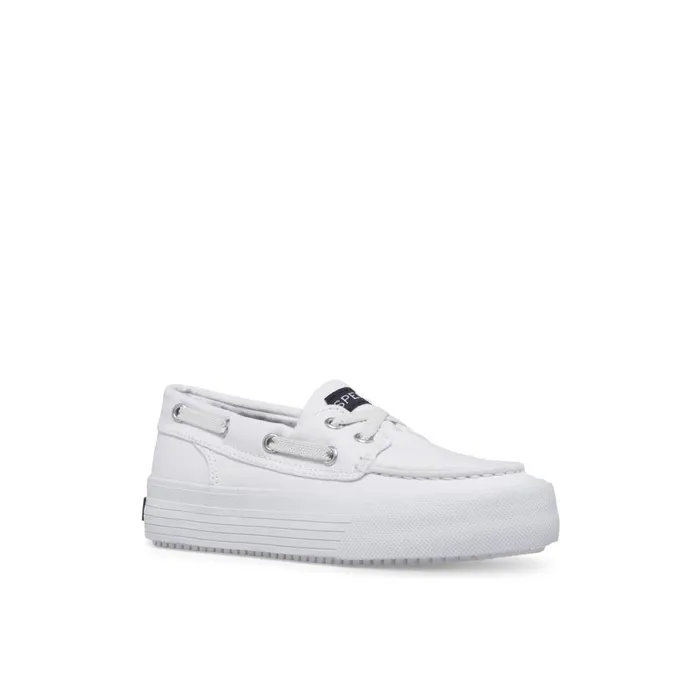 Sneakers Kids Sperry Bahama Platform Sneaker White