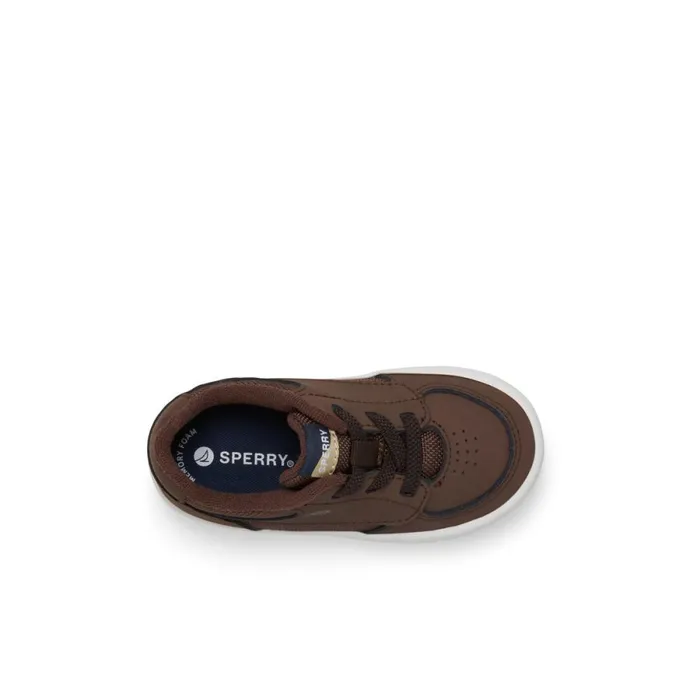 Sneakers Kids Sperry Boardwalk Junior Sneaker Brown