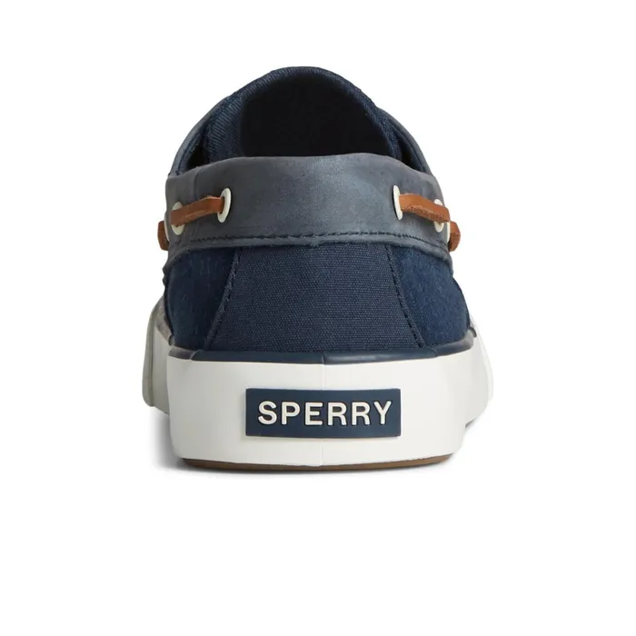 Sneakers Men Sperry Bahama II Linen Sneaker Navy