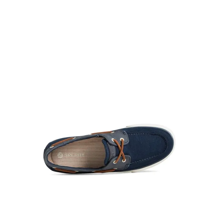 Sneakers Men Sperry Bahama II Linen Sneaker Navy