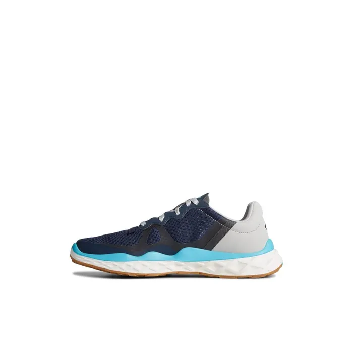 Sneakers Women Sperry SeaCycled Headsail Sneaker Navy Textile Mixed Material
