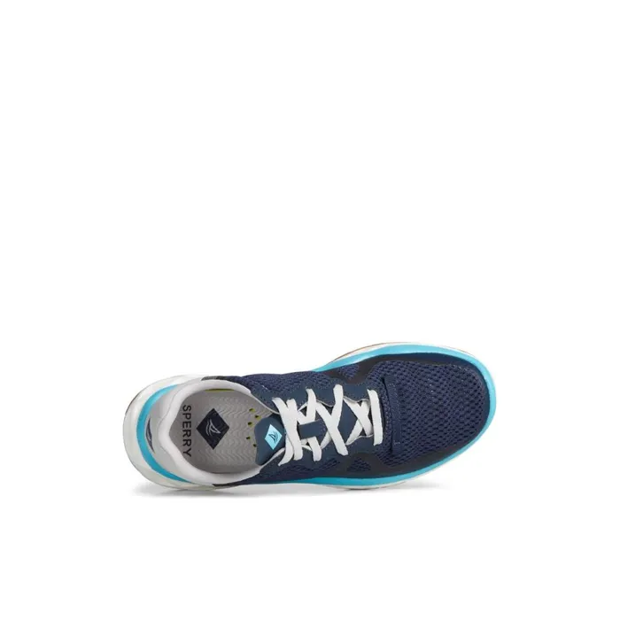 Sneakers Women Sperry SeaCycled Headsail Sneaker Navy Textile Mixed Material