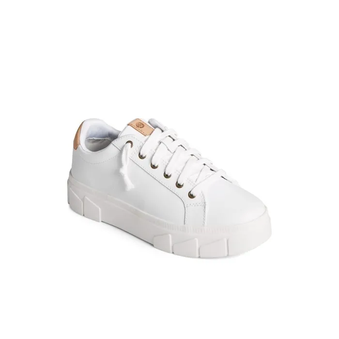 Sneakers Women Sperry Winslow Leather Sneaker White