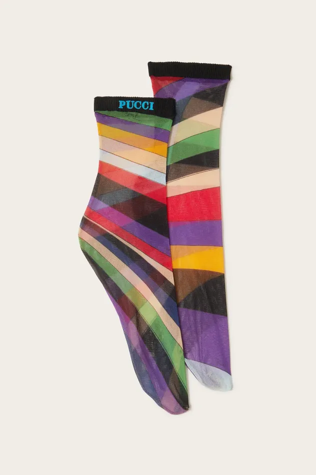 Socks And Tights Women PUCCI IridePrint Socks