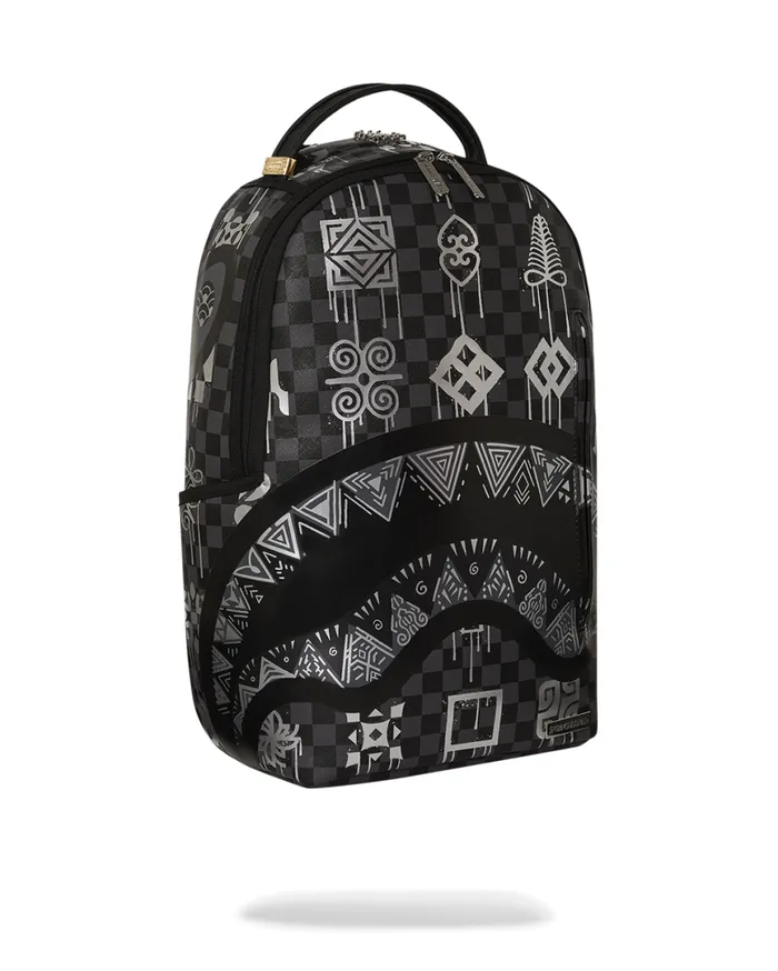 SPRAYGROUND Backpacks AFRICAN INTELLIGENCE 9 POWER GLYPHICS BACKPACK 8211 SANDFLOWER COLLAB 8211 Universal SPRAYGROUND Backpacks AFRICAN INTELLIGENCE 9 POWER GLYPHICS BACKPACK 8211 SANDFLOWER COLLAB 8211 Universal