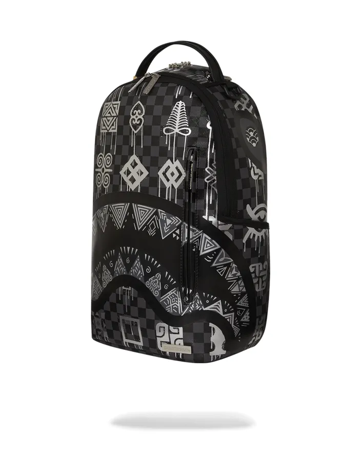 SPRAYGROUND Backpacks AFRICAN INTELLIGENCE 9 POWER GLYPHICS BACKPACK 8211 SANDFLOWER COLLAB 8211 Universal SPRAYGROUND Backpacks AFRICAN INTELLIGENCE 9 POWER GLYPHICS BACKPACK 8211 SANDFLOWER COLLAB 8211 Universal