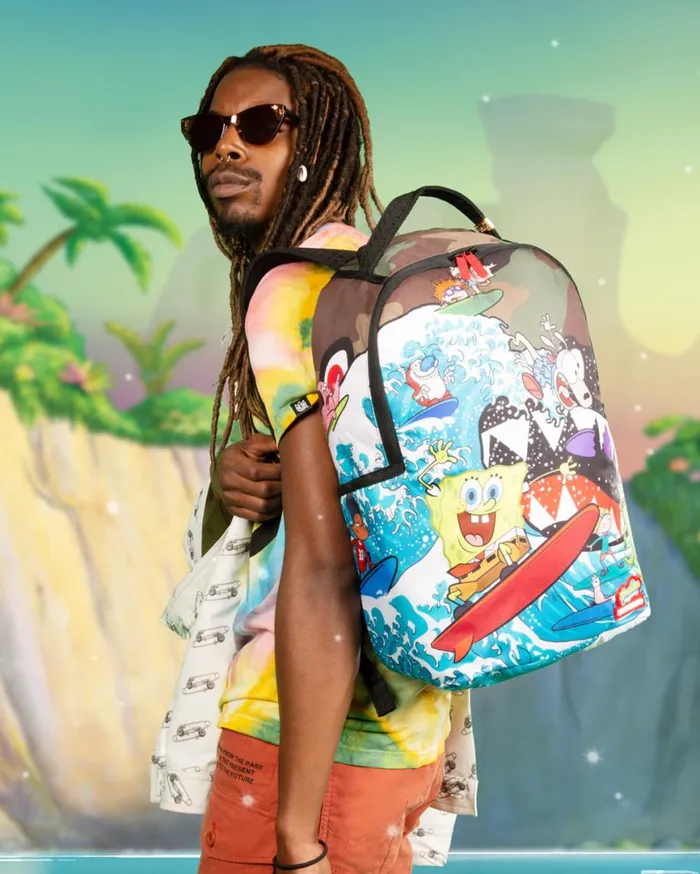 SPRAYGROUND Backpacks CAMOKAWA 90S SURFERS BACKPACK DLXR 8211 Universal